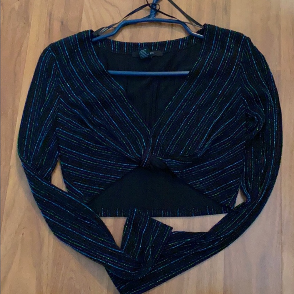 Glitter crop top, never worn!